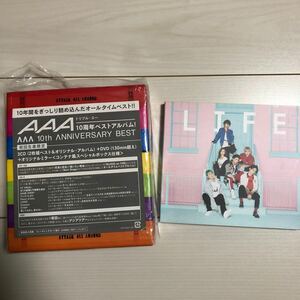 AAA 10th Anniversary BEST DVD CD+DVD 初回生産限定盤 LIFE 中古CD