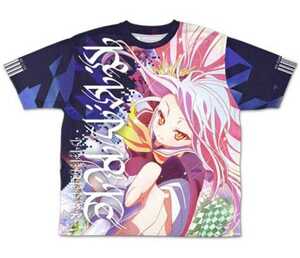 ノーゲームノーライフ 「白」 冷感両面フルグラフィックtシャツ 二次元コスパ アニメ tシャツ XLsize