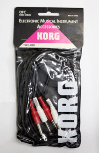  new goods KORG Korg TWC-030 twin cable 3m standard monaural plug ×2= standard monaural plug ×2