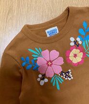 RUGGEDWORKS ラゲッドワークス お花刺繍 トレーナー 120cm 美品_画像2