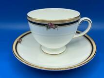 【未使用　箱なし　２客】Wedgwood ウェッジウッド　★CLIO クリオ　★コーヒーカップ&ソーサー　★サイズ 85×70mm / 150mm_画像2