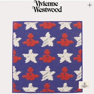 【新品未使用・売切れ品】ヴィヴィアンウエストウッド/タオルハンカチ/ブルー/Vivienne Westwood