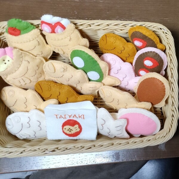 フェルトままごと たい焼き