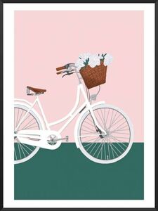 PROJECT NORD | BIKING INTO SPRING POSTER | アートプリント/ポスター (50x70cm)【北欧 デンマーク おしゃれ】