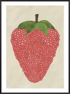 PROJECT NORD | BUBBLE STRAWBERRY POSTER | アートプリント/ポスター (50x70cm)【北欧 デンマーク シンプル おしゃれ】