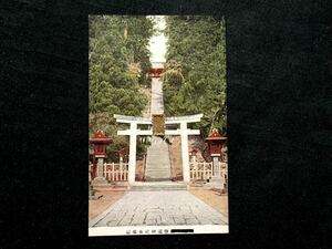 【戦前絵葉書・宮城】陸前 鹽竃神社 表参道（塩竃神社 塩釜神社）