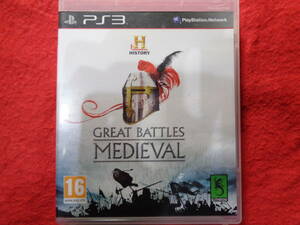 ★即決★ディスク綺麗に見えます★　GREAT BATTLES　MEDIEVAL　 PS3　PS3　ソフト　250　Overseas edition