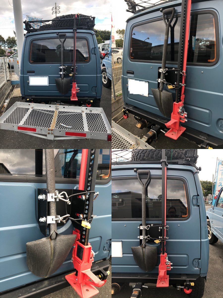独特の素材 ジムニー jimny JB23 ハイリフトジャッキホルダー スコップ