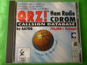 QRZ！Ham radio コ-ルサイン デ-タ-べ-ス CD 98 unix 古物品　