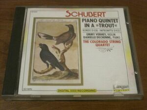 CD シューベルト ピアノ五重奏曲 イ長調 作品114(D.667) 「ます」 他 ヴェルヘイ ヤンドー Schubert