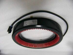 ★中古 CCS 画像処理 リング型ローアングル赤LED照明 LDR-132LA