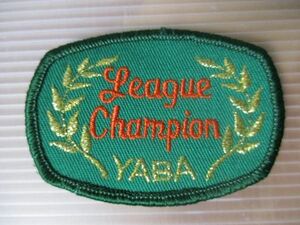 80s ボーリング リーグ YABA チャンピオン 刺繍 パッチ ワッペン