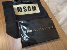 MSGMxSTYLE&EDITレザーハンドルトート・新品 00-9_画像3