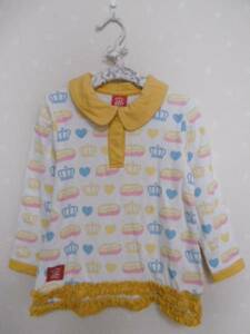 # baby doll # симпатичный кромка оборка cut and sewn 100cm