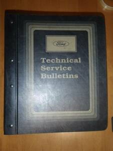  Ford Tecnical Service Bulletins maintenance technology paper ford 1986 1991 service manual repair maintenance Ame car maintenance Old car 