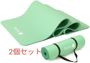 ヨガマット トレーニングマット 双面滑り止め 厚め肌にやさしい