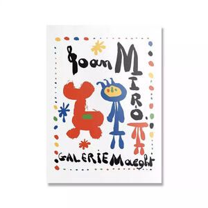 ジョアンミロ Joan miro ポスター 70x50cm 北欧 グッズ 絵画 絵 抽象 おしゃれ 雑貨 インテリア キャンバス フォト アート 32