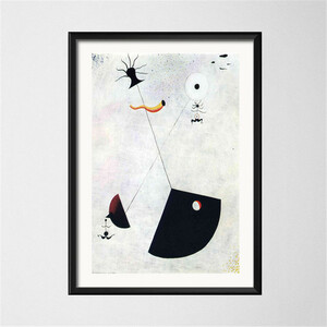 ジョアンミロ Joan miro ポスター 70x50cm 北欧 グッズ 絵画 絵 抽象 おしゃれ 雑貨 インテリア キャンバス フォト アート 24