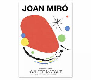 ジョアンミロ Joan miro ポスター 70x50cm 北欧 グッズ 絵画 絵 抽象 おしゃれ 雑貨 インテリア キャンバス フォト アート 51