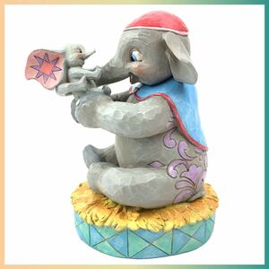 新品★ダンボ DUMBO ミセスジャンボ＆ダンボ フィギュア★ジム・ショア エネスコ ENESCO ディズニーショーケース Disney TDL