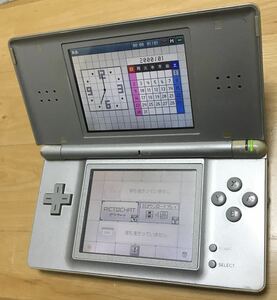 【動作確認済み】Nintendo DS Lite グロスシルバー　任天堂