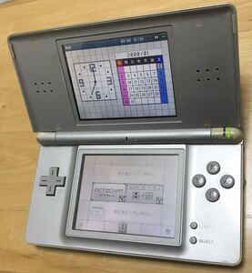 【動作確認済み】Nintendo DS Lite グロスシルバー 任天堂