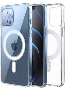 iPhone 13 Pro Max ケース MagSafe対応 クリアケース マグネット搭載 透明 