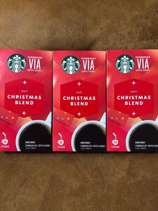 スタバ スターバックス VIA クリスマス ヴィア ホリデー クリスマスブレンド インスタントコーヒー コーヒー ブレンド