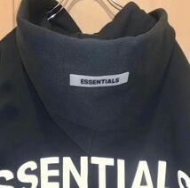 FOG fog Essentials 3M Pullover Hoodie リフレクター　エッセンシャル　パーカー　裏起毛　黒銀　ビッグロゴサイズXL_画像6