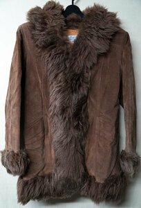 *MINORI* original leather fur coat *