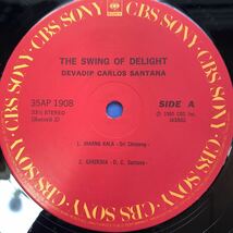 D帯付2LP 二枚組 天才ギタリスト カルロス・サンタナ Carlos Santana The Swing of Delight 見開きジャケ レコード 5点以上落札で送料無料_画像7