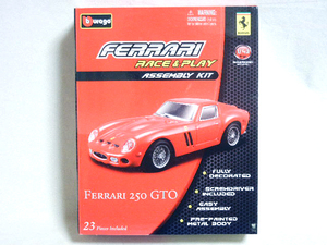  BBurago Ferrari RACE&PLAY ASSEMBLY KIT FERRARI 250 GTO 1/43