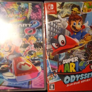 スーパーマリオオデッセイ マリオカート 8 Switch ソフト 新品未開封