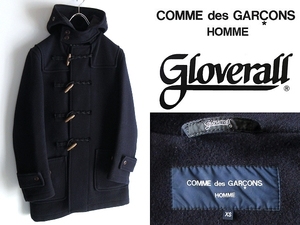 COMME des GARCONS HOMME × GLOVERALL コムデギャルソンオム別注 グローバーオール MONTY モンティ ダッフルコート XS ネイビー 紺 英国製