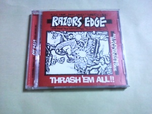 送料込 Razors Edge ‐ Thrash 'Em All