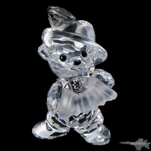 SWAROVSKI Swarovski Chris Bear flitsu аккордеон медведь фигурка интерьер произведение искусства crystal 884452 2110393