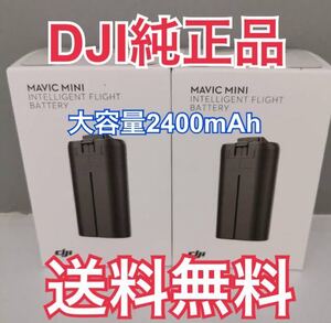 2個★DJI 純正 Mavic Mini 2400mAh 大容量バッテリー 新品未開封