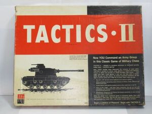 K 5-8 BOOKCASE GAME ホビージャパン アバロン ヒル ウォーゲーム 502 TACTICS Ⅱ タクテクスⅡ 箱.日本語解説書付