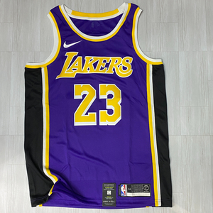 USA正規品 【M】 NIKE ナイキ NBA ロサンゼルス レイカーズ LA LAKERS レブロンジェームズ 背番号23 オーセンティック バスケシャツ 紫