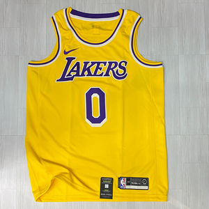 USA正規品 【M】 NIKE ナイキ NBA ロサンゼルス レイカーズ LA LAKERS カイルクーズマ KUZMA ＃０ オーセンティック バスケシャツ GOLD