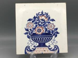  Britain Minton Victoria n tile blue & white England **