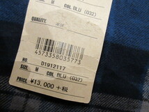 値下げ　2、３回程度 美品 DOMINGO ドミンゴ バンドカラー　ドルマン　ネル　ジャケット　ネイビー　サイズMネルシャツ ルースイソンブラ_画像3