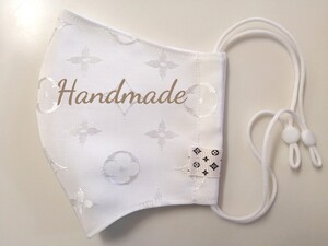 立体インナー ノーブランド モノグラム柄 ハンドメイド ホワイトタグ付き