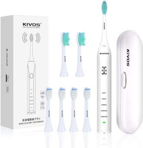 電動歯ブラシ 超音波歯ブラシ ソニック USB充電式 6本替えブラシ
