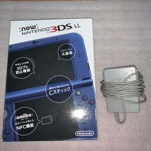 任天堂 3DSLL本体 充電器 Newニンテンドー3DS LL メタリックブルー
