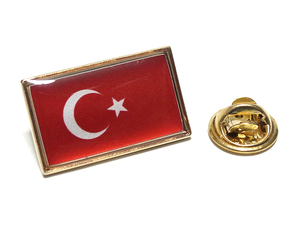 ラペルピン★ピンズ　トルコ　Turkey　国旗　フラッグ　pin-0962