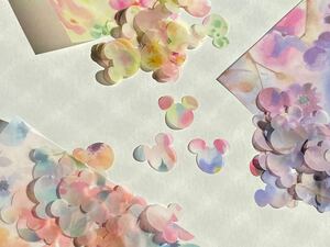 デザインペーパー 水彩フラワー クラフト