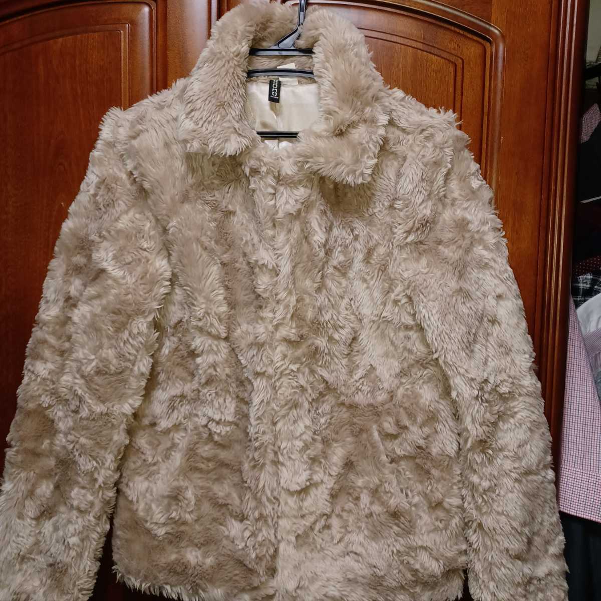 Convertible Faux Fur Tippet Coat+mu-8.com