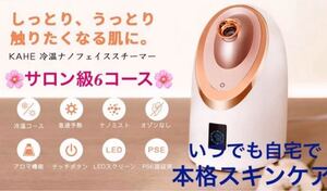 人気 フェイススチーマー 美顔器 温冷エステタイプ アロマ機能付 PSE認証済