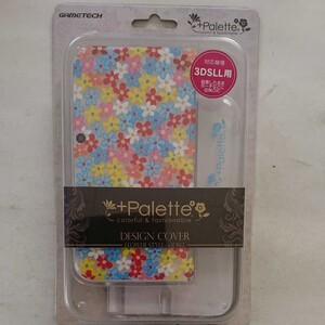 Nintendo 3DS LL用 Palette 3DS LL用デザインカバー:フラワースタイル キュートポップ ハードカバー